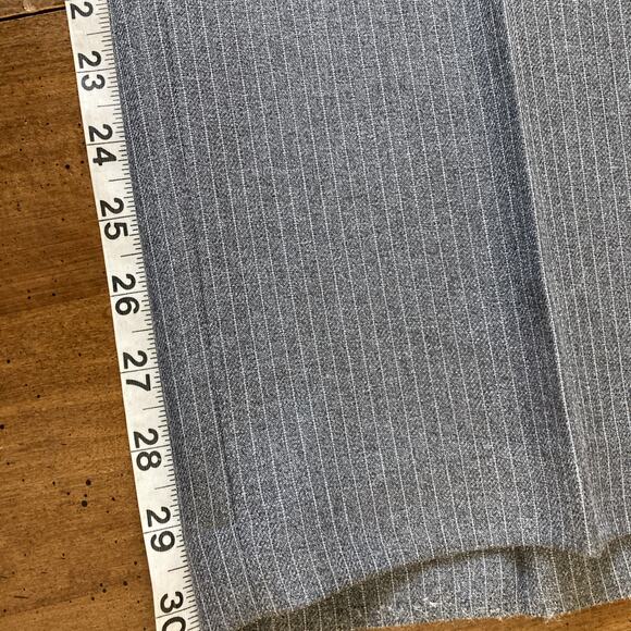 Levi's Action Mens Vtg Suit Sz 44L 36X30 Gray Pinstripe 70s Retro Single Vented - Picture 14 of 16